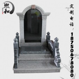 福建墓碑制造廠供應(yīng)高檔青石墓碑 碑前雕刻花崗巖小獅子支持定做